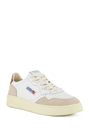 MEDALIST LOW LEAT/SUEDE WH/C