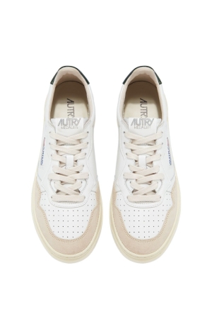 MEDALIST LOW LEAT/SUEDE WHT/