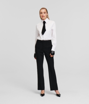 TAILORED PANTS 999999/BLACK