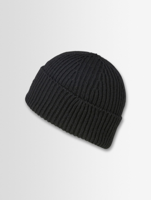 KNIT BEANIE 01000/BLACK