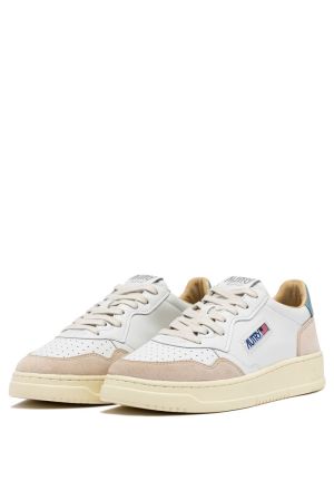 MEDALIST LOW LEAT/SUEDE WHT/