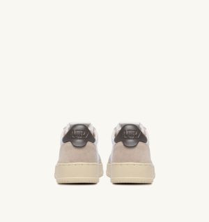 MEDALIST LOW LEAT/SUEDE WHT/