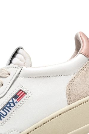 MEDALIST LOW LEAT/SUEDE WHT/
