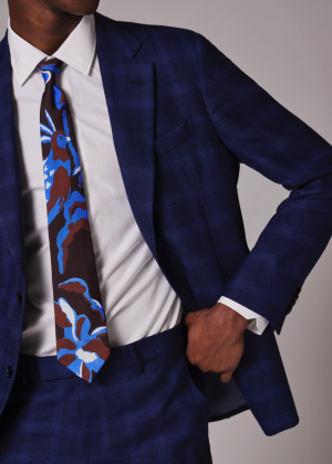 TAILORED FIT SUIT 47/BLEU