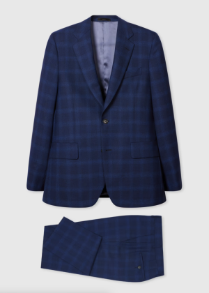 TAILORED FIT SUIT 47/BLEU