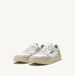 LEAT/SUEDE WHIT