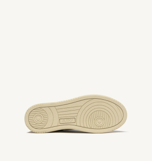 LEAT/SUEDE WHT/