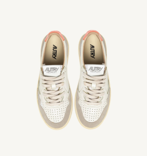 LEAT/SUEDE WHT/